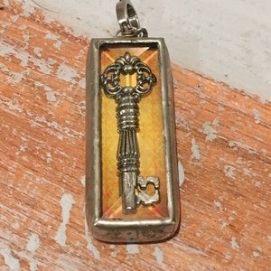 Jewel Kade Blossom key necklace charm